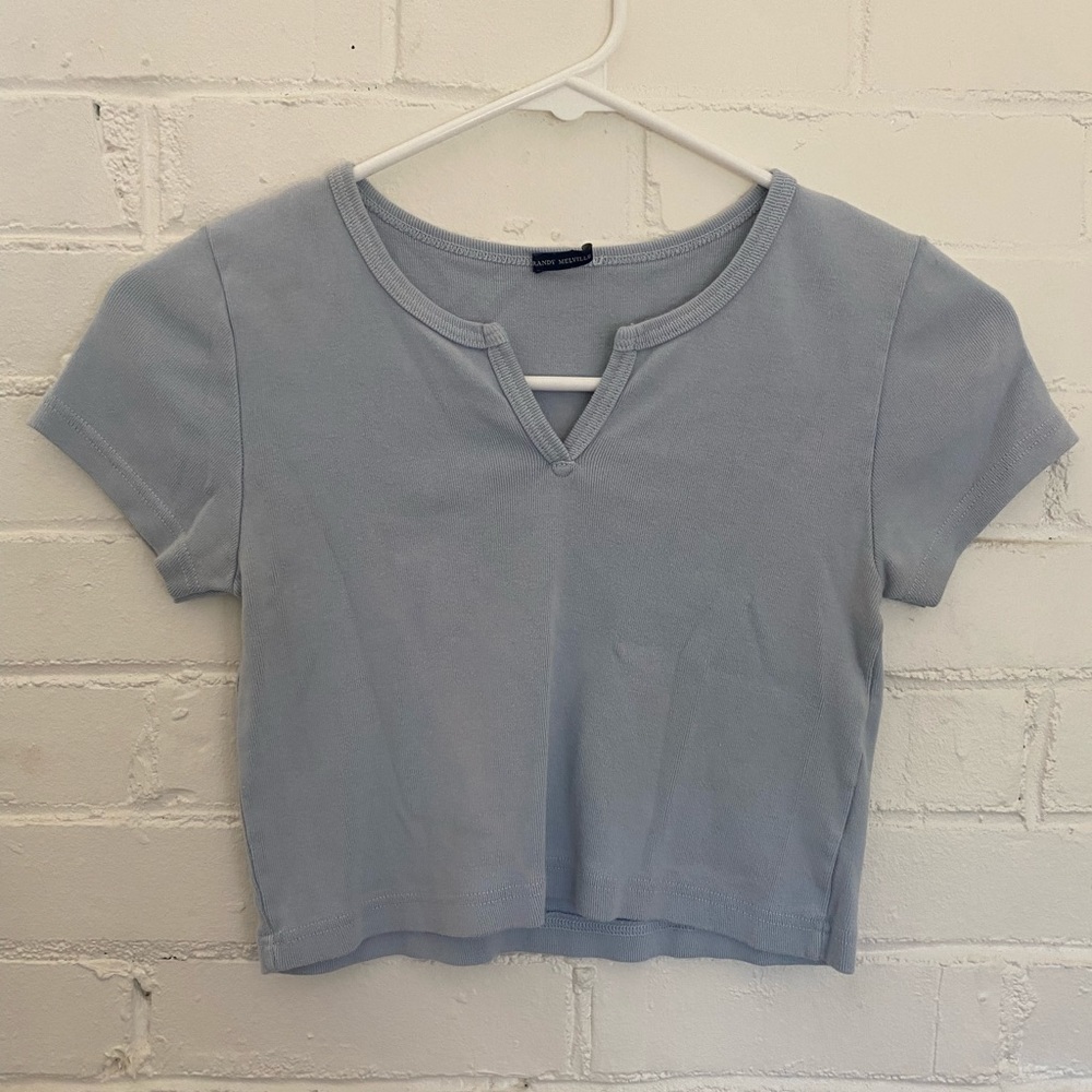 Cropped Brandy Melville Shirt